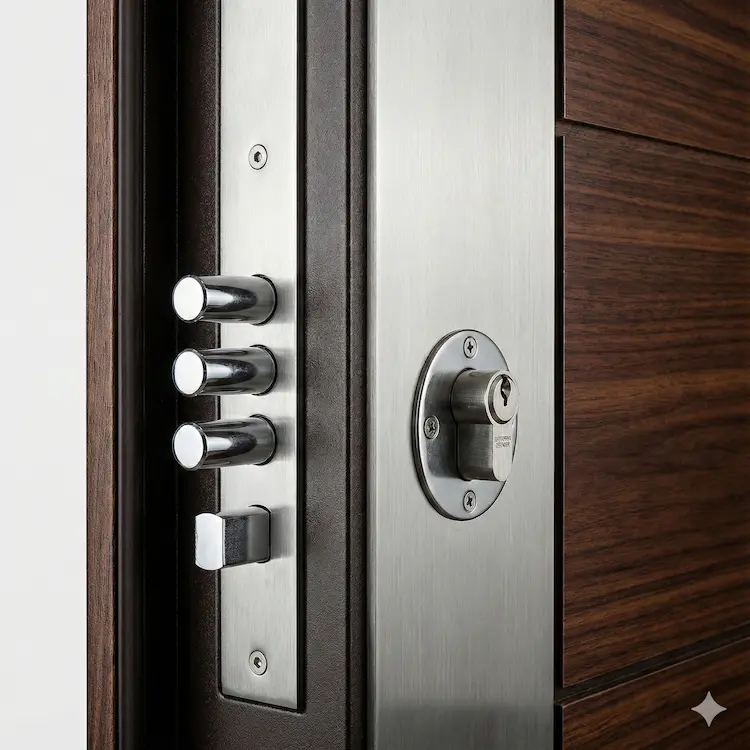 Dettaglio porta blindata